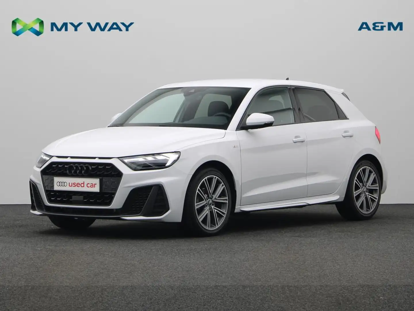 Audi A1 Sportback S-LINE 25 TFSI 95 PK S-TRONIC AUTOMAAT Blanco - 1