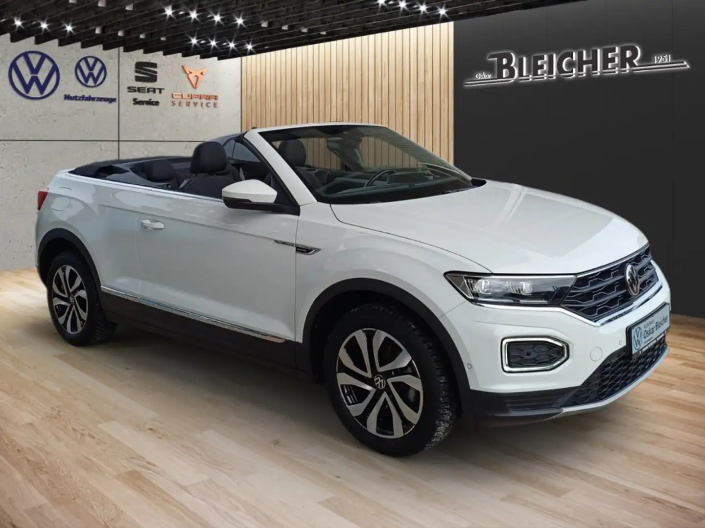Volkswagen T-Roc Cabriolet 1.5 TSI ''Active''  OPF  Navi+Sprachbed. Blanc - 2
