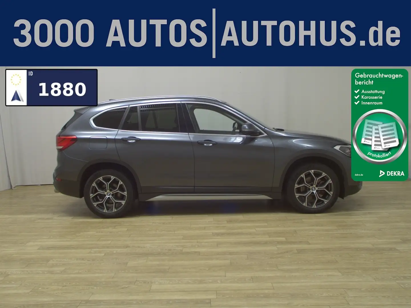 BMW X1 sDrive18d X-Line Navi Pano H-K LED AHK PDC Grau - 1