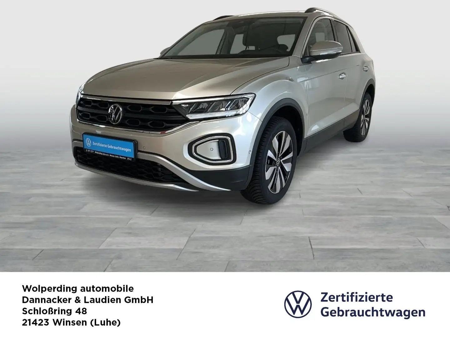Volkswagen T-Roc 1.5 TSI DSG Move Bluetooth Navi LED Klima Argent - 1