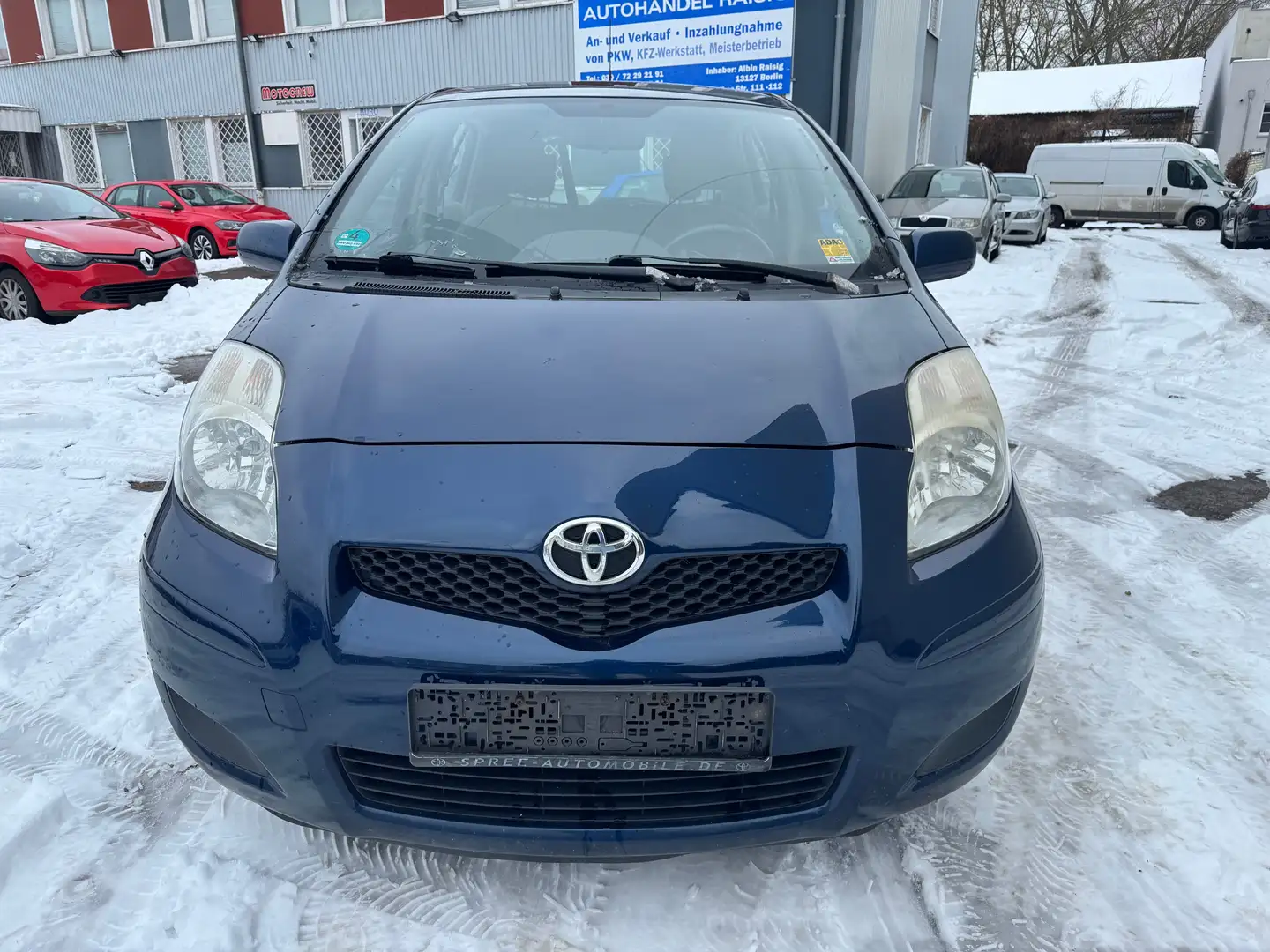 Toyota Yaris 1.4L Sol 1HAND / Standheizung / TÜV NEU Blauw - 2