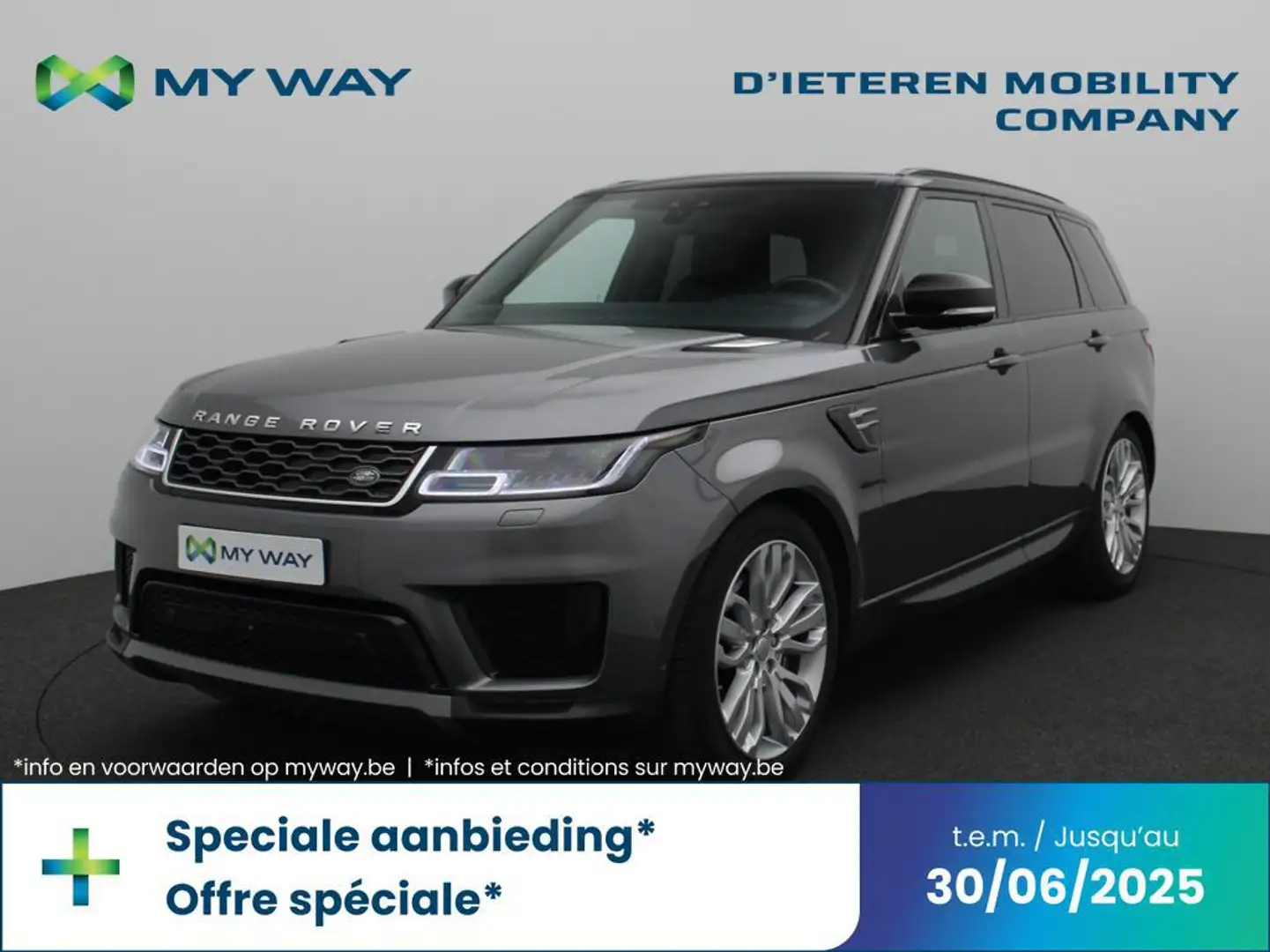 Land Rover Range Rover Sport 2.0 P400e PHEV SE / Open Dak / Leder / Camera Grigio - 1