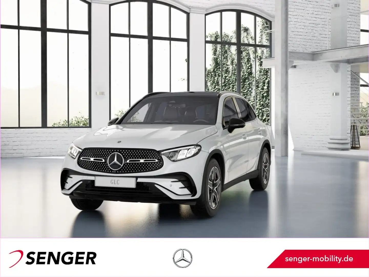 Mercedes-Benz GLC 450 d 4M AMG Line Panorama AHK Memory 360° Blanc - 1
