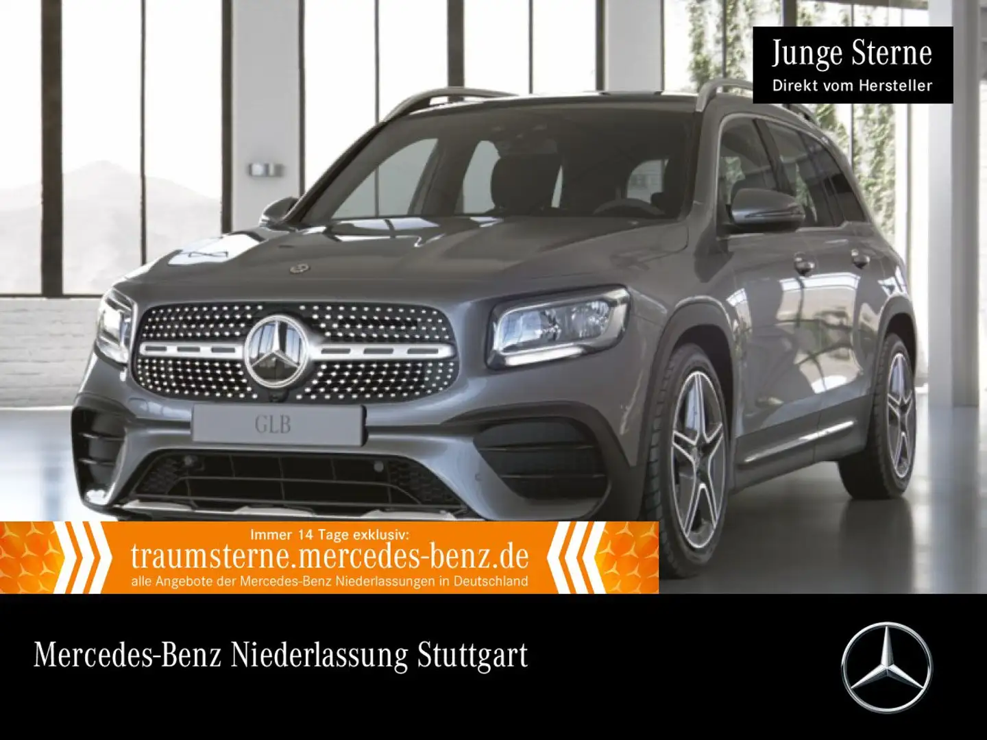 Mercedes-Benz GLB 250 4M AMG+PANO+KAMERA+8G Grau - 1