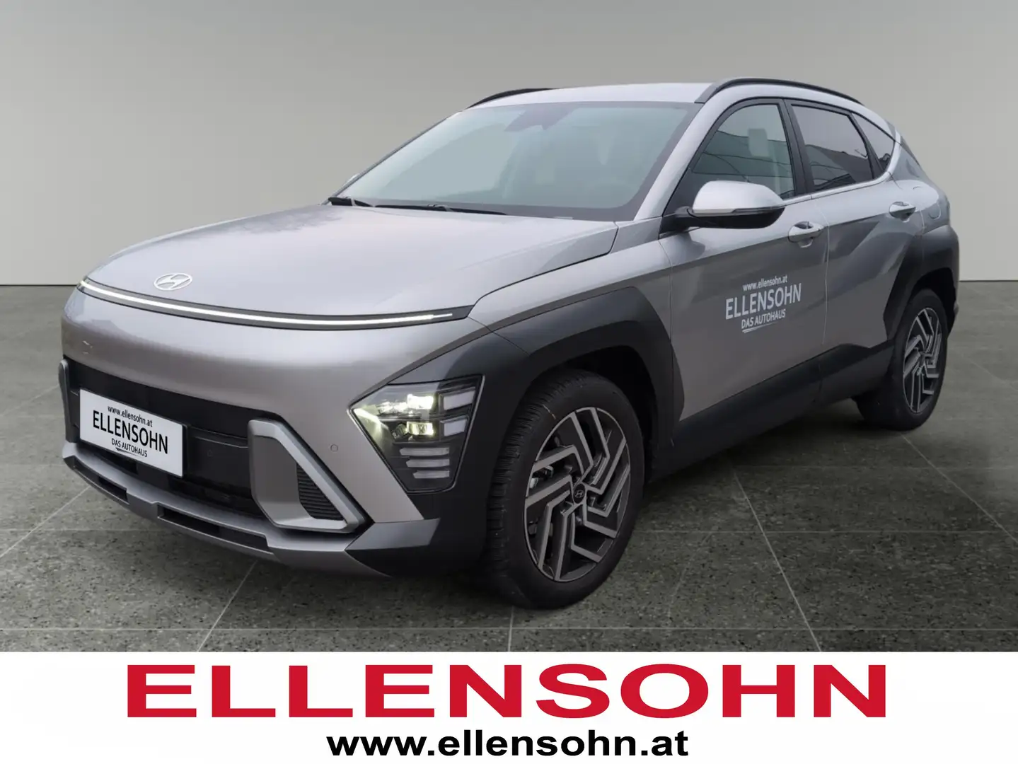 Hyundai KONA (SX2) GO Plus 1.6 T-GDI 4WD DCT Silber - 1