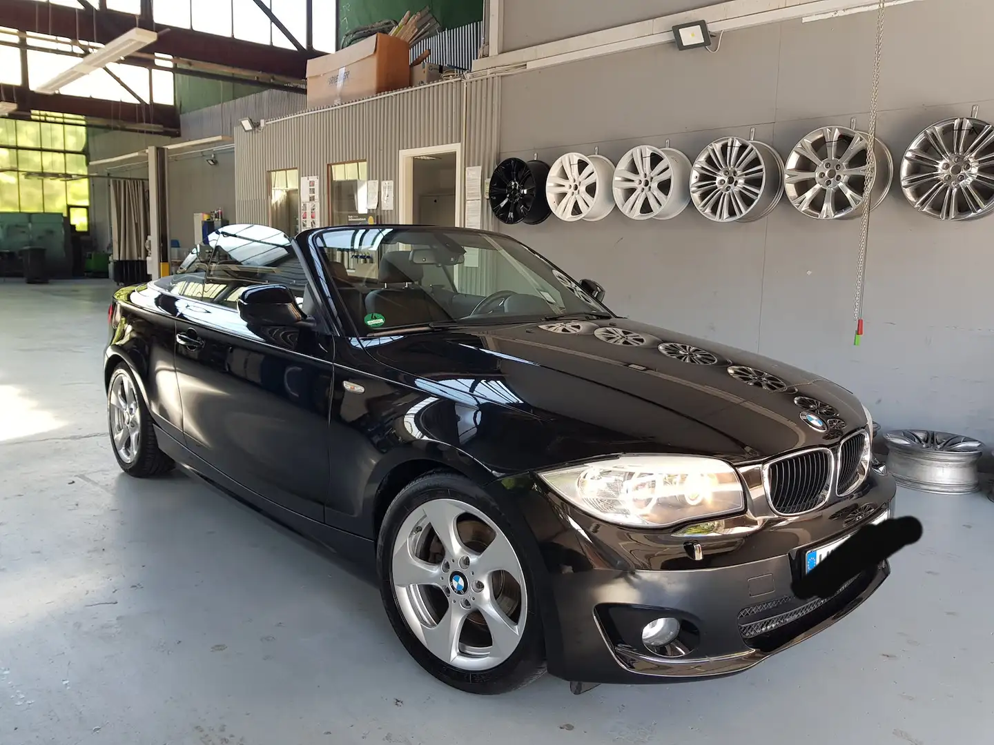 BMW 120 120d Cabrio #Navi#Leder#Kurvenlicht Negro - 1