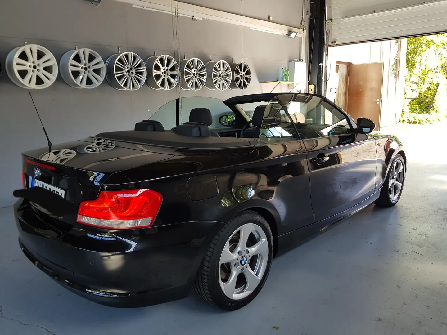 BMW 120 120d Cabrio #Navi#Leder#Kurvenlicht Negro - 2