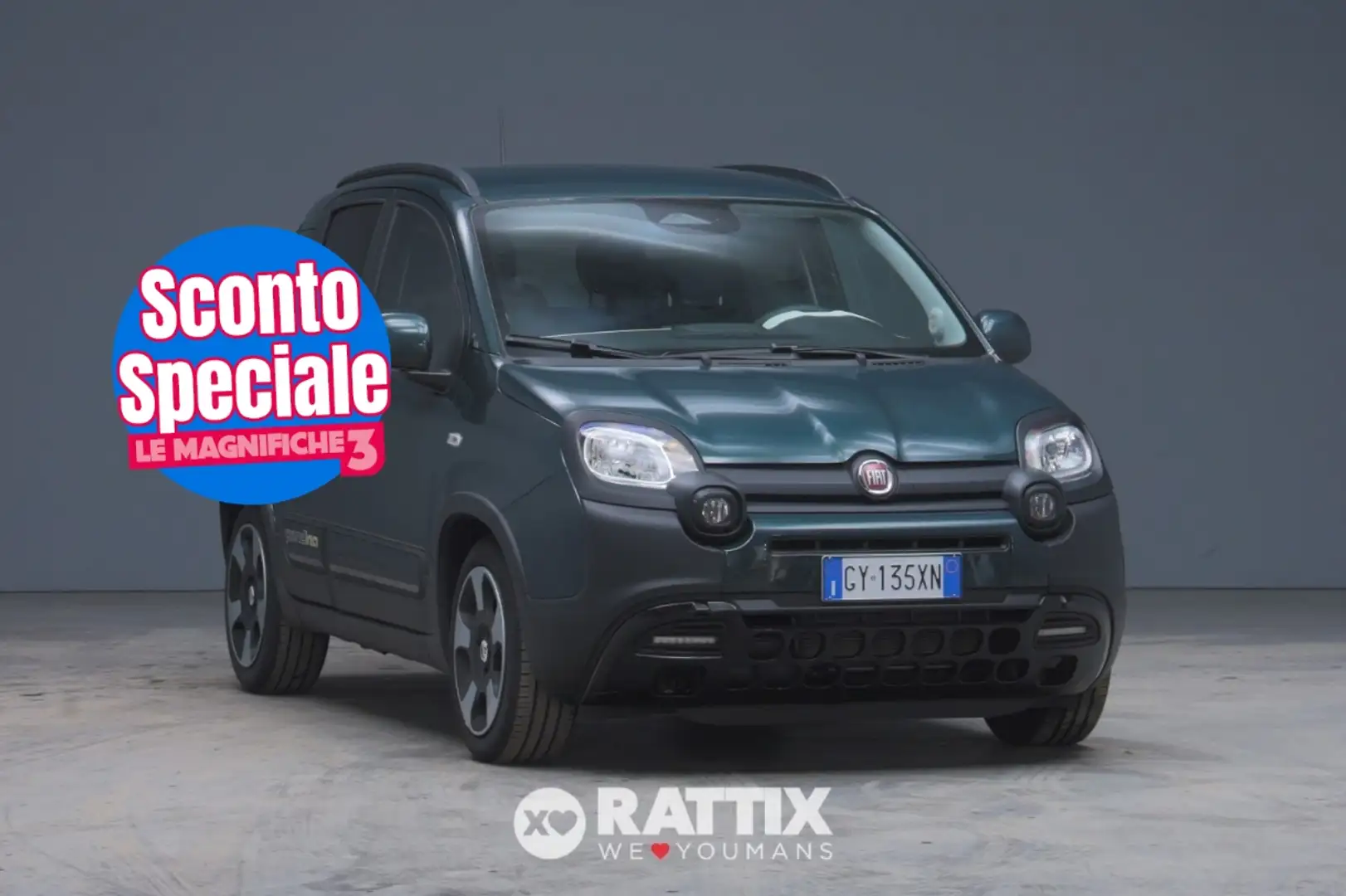 Fiat Panda Pandina 1.0 Firefly Hybrid 70CV Cross Verde - 1