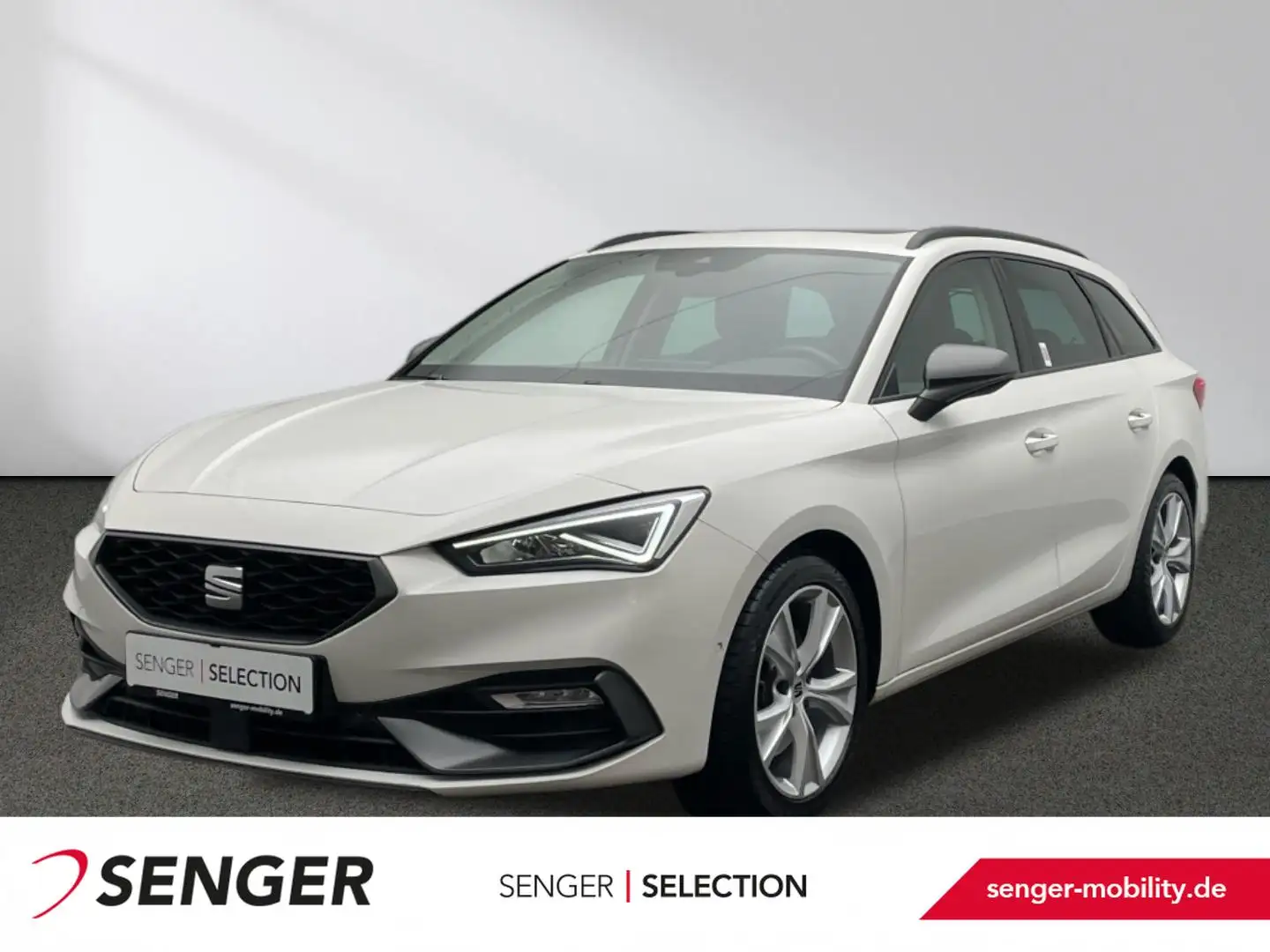 SEAT Leon Sportstourer FR 2.0TDI Panorama CarPlay LED Weiß - 1