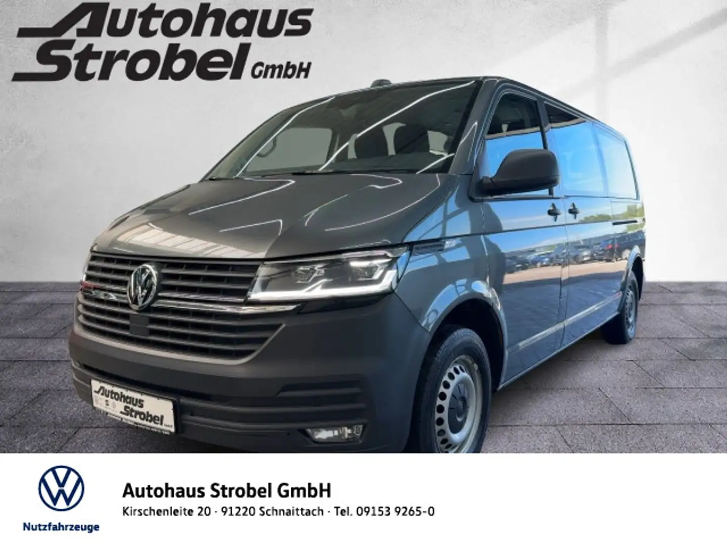 Volkswagen T6.1 Kombi T6.1 2.0 TDI LR DSG 4M 8-Sitzer ACC N Grau - 1