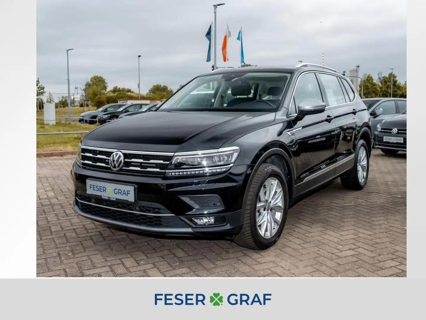 Volkswagen Tiguan Allspace 1.5TSI HL LED/AHK/ACC/CONNECT/SHZ Schwarz - 1