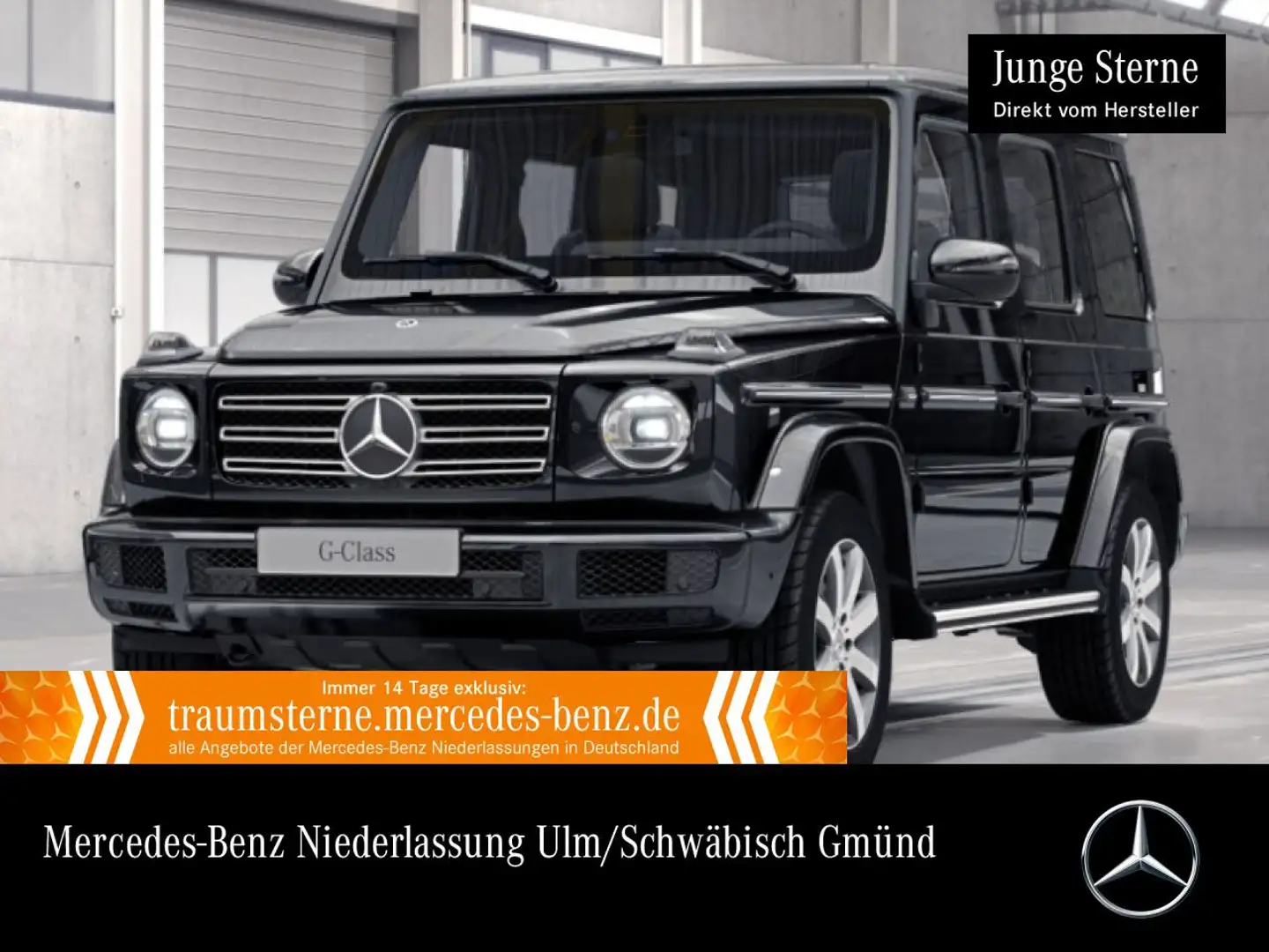 Mercedes-Benz G 350 d GSD+AHK+STHZG+FAHRASS+KAMERA+19"+SPUR+TOTW Schwarz - 1
