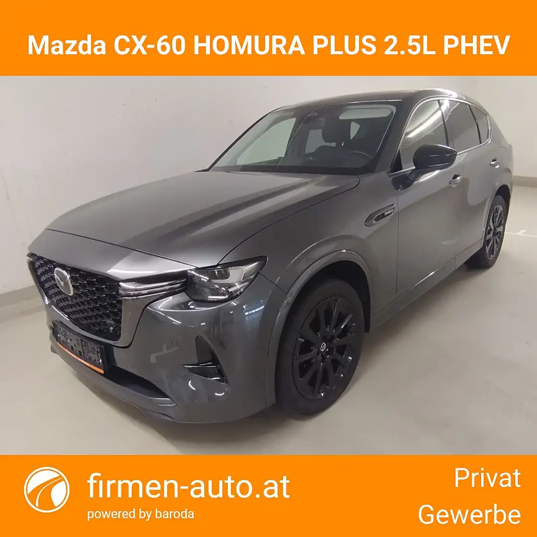 Mazda CX-60 2.5L e-SKYACTIV PHEV AWD HOMURA PLUS Aut. Grau - 1