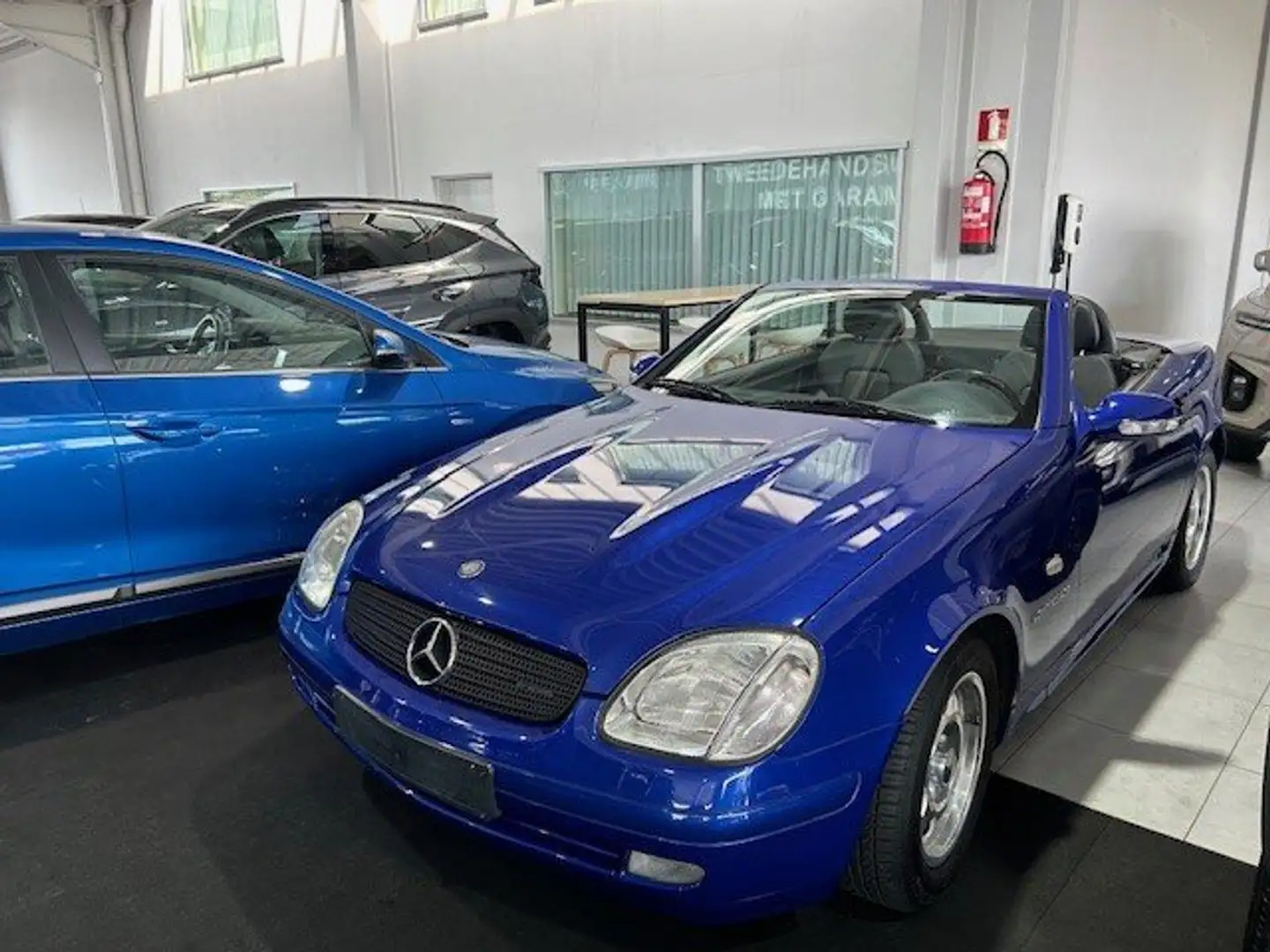 Mercedes-Benz SLK 200 ONLY ***41000km***, als nieuw, KOMPRESSOR Blauw - 2