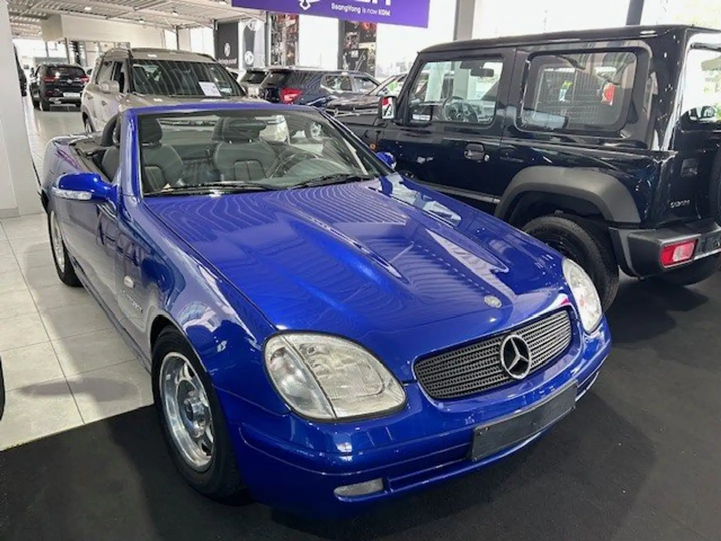 Mercedes-Benz SLK 200 ONLY ***41000km***, als nieuw, KOMPRESSOR Bleu - 1