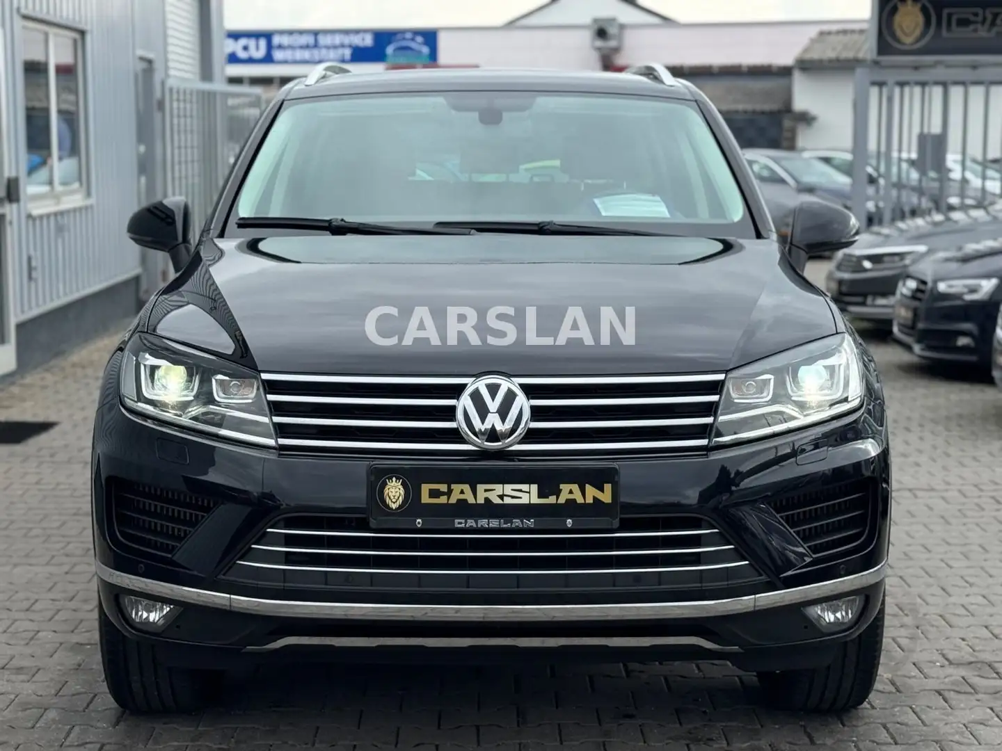Volkswagen Touareg V6 TDI "2.HAND+NAVI+LEDER+Bi-XENON+AHK" Schwarz - 2