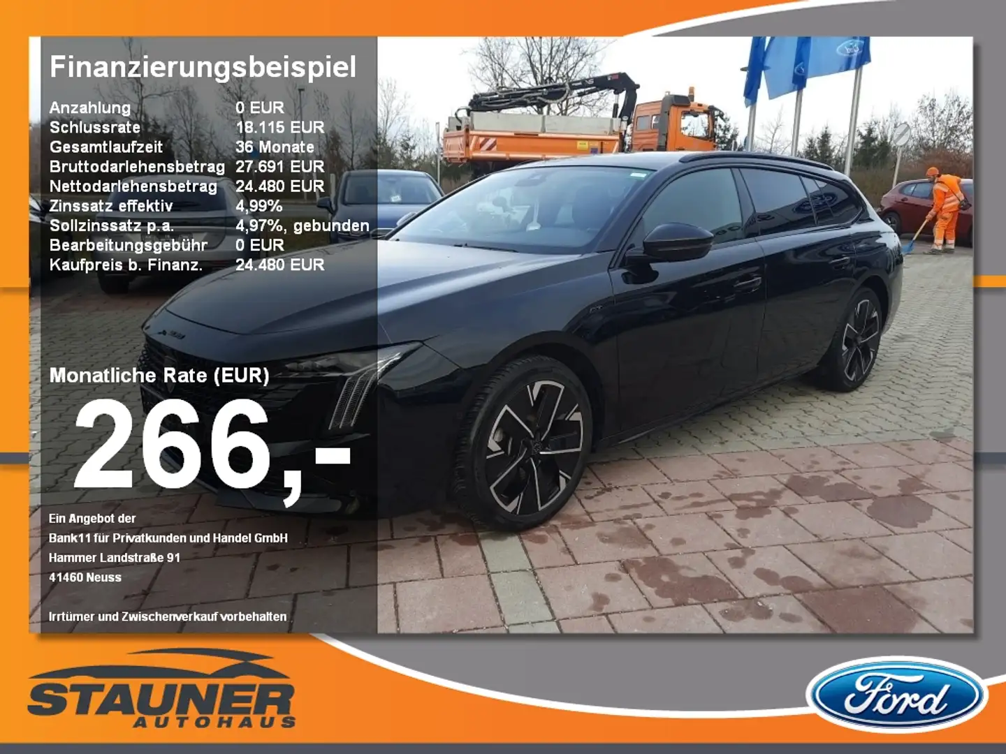 Peugeot 508 1.5 BlueHDi 130 SW GT LED ACC SHZ Kamera Schwarz - 1