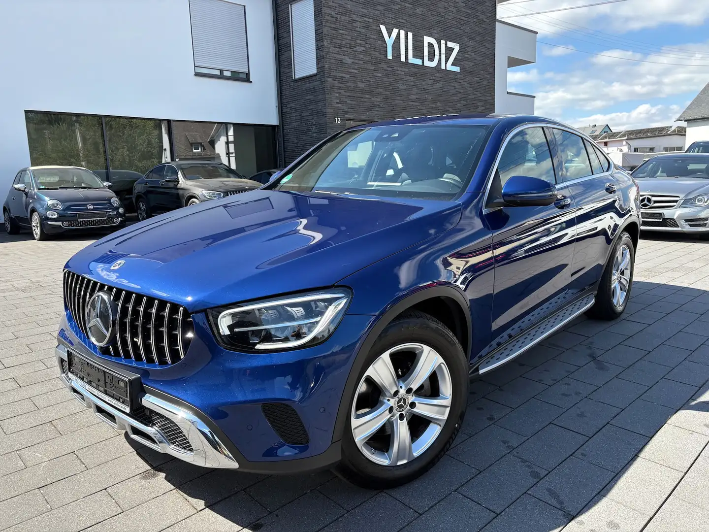Mercedes-Benz GLC 220 d COUPE LEDER KAMERA LED 1.HAND Blau - 1