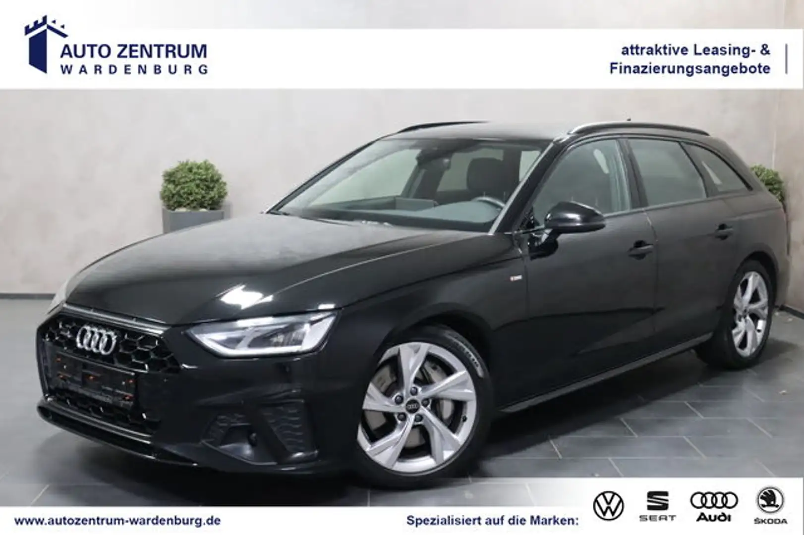 Audi A4 Avant 50 TDI Quattro 2x S Line BLACK KAMERA Schwarz - 1