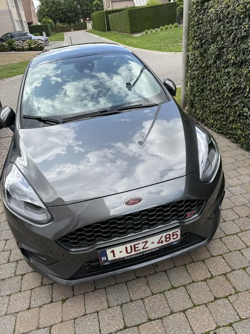 Ford Fiesta 1.5 EcoBoost S&S mit Leder-Exclusiv-Paket ST Grijs - 1