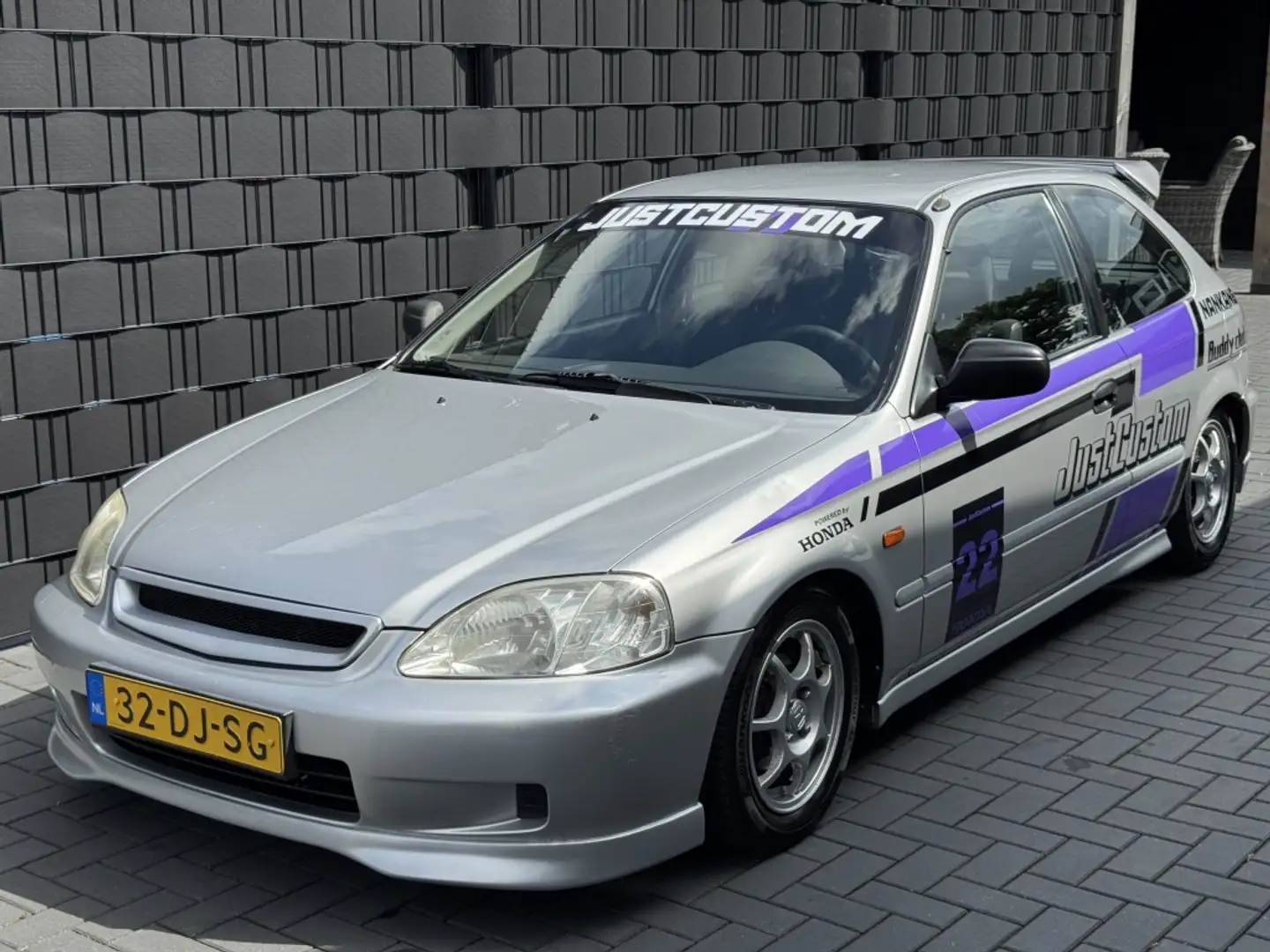 Honda Civic 1.4i Silverstone| JDM| SCHROEFSET| UNIEKE AUTO| 11 Grijs - 1