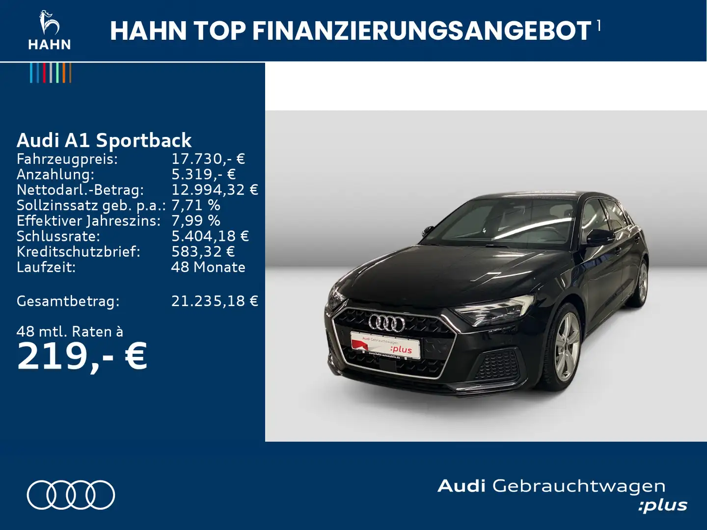 Audi A1 advanced 25TFSI Virtual LED Einpark Schwarz - 2