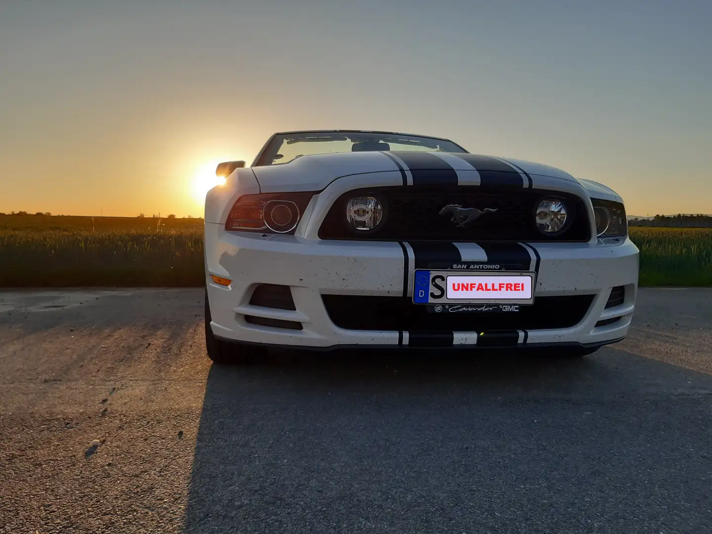 Ford Mustang GT Premium Cabrio Automatik Weiß - 1