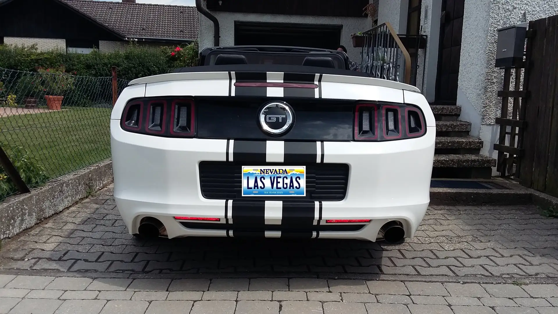 Ford Mustang GT Premium Cabrio Automatik Weiß - 2