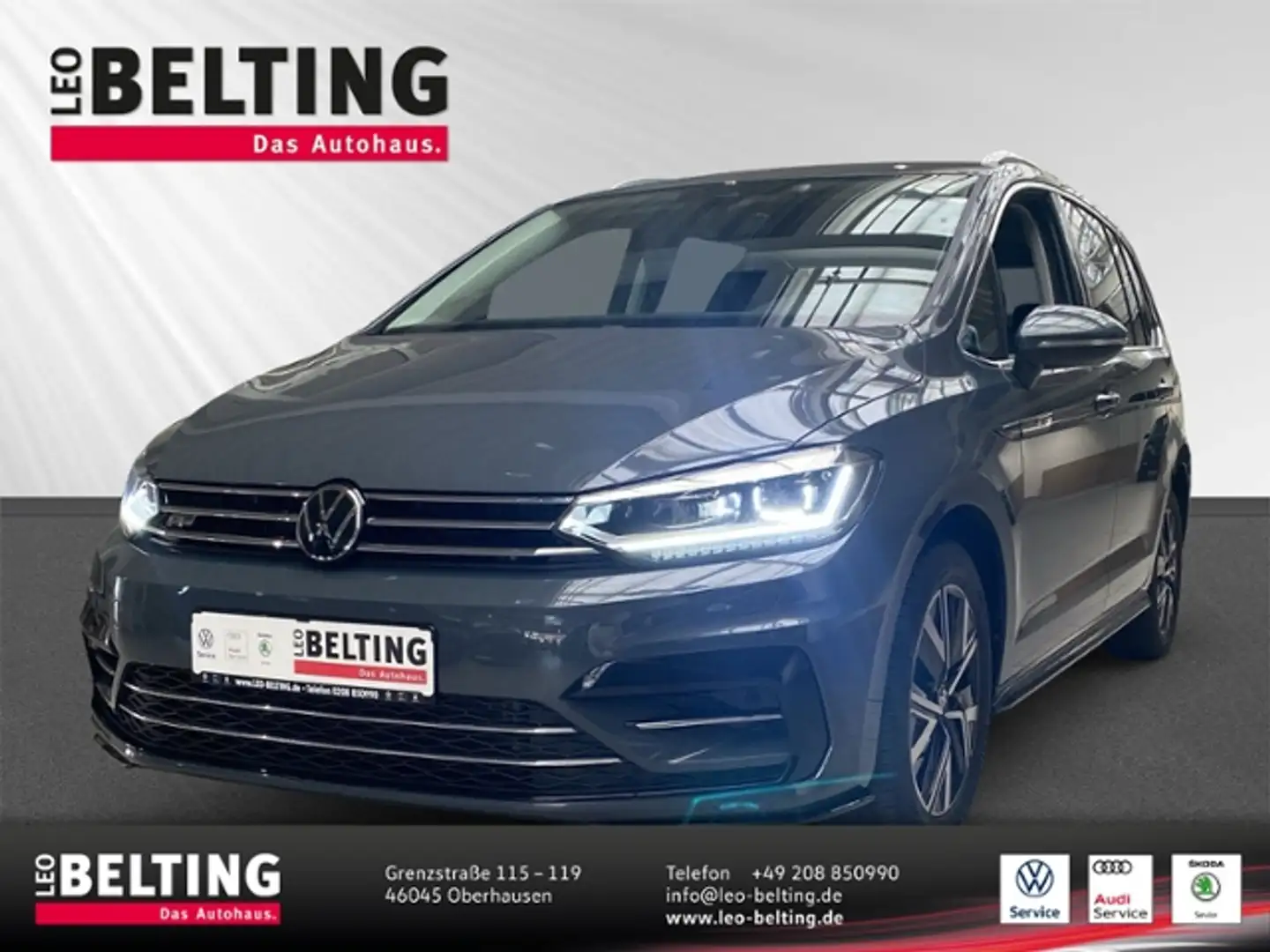 Volkswagen Touran Highline 1.5 TSI DSG R-Line IQ.Drive Navi Kamera Gris - 1