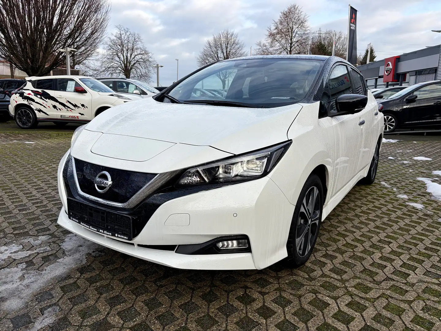 Nissan Leaf Tekna 360° Kamera, SHZ, LHZ, Voll LED, Bose Weiß - 1