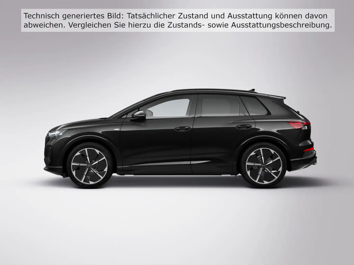 Audi Q4 e-tron 45 S line Edition AHK MATRIX ALCANTARA Schwarz - 2