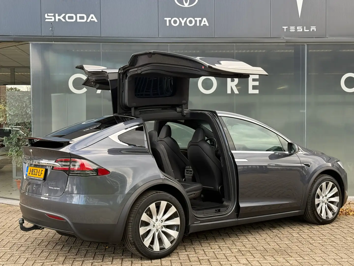 Tesla Model X Long Range AWD Dual Motor 89% SOH Trekhaak Gris - 2