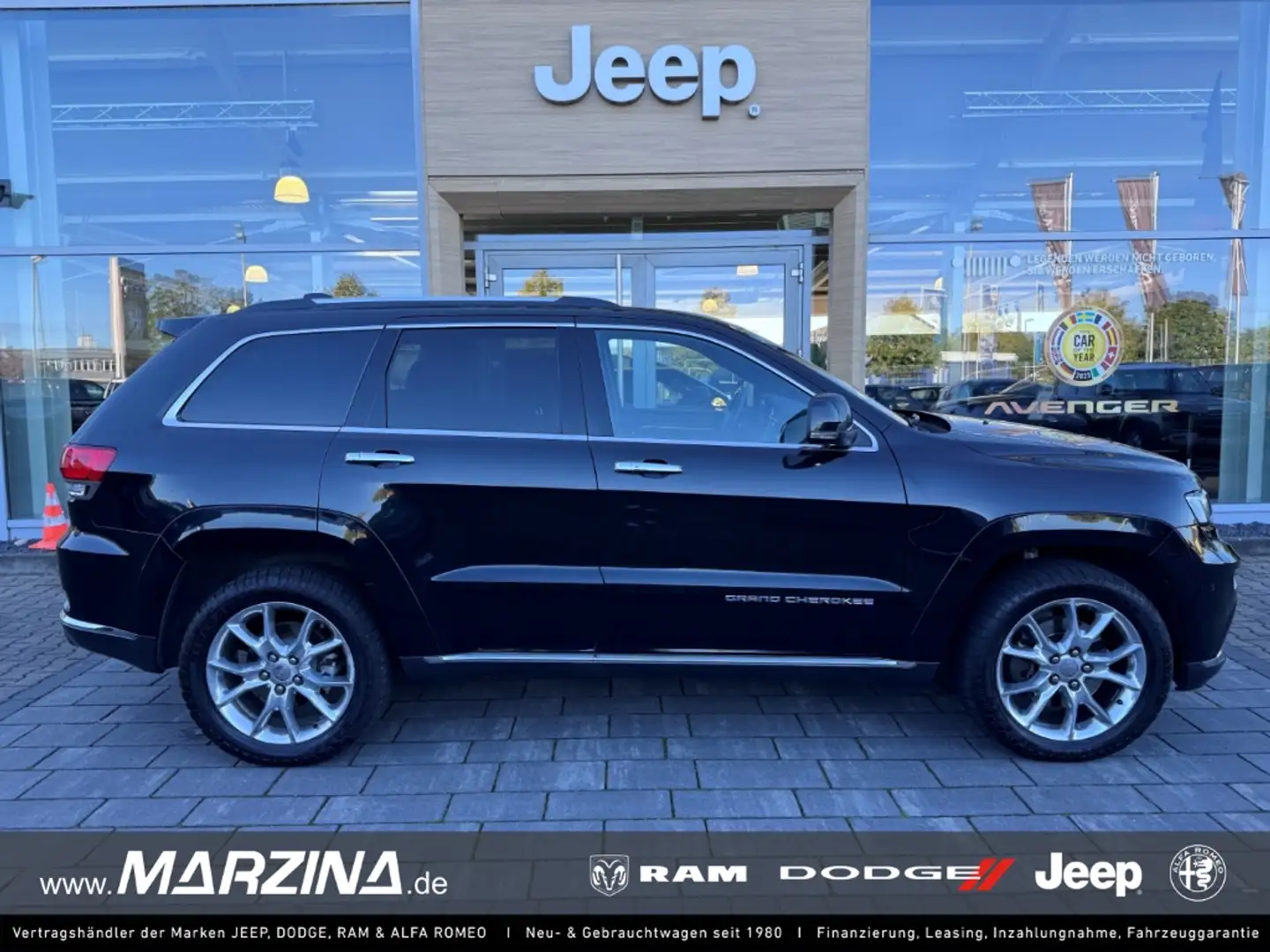 Jeep Grand Cherokee 3.0 CRD Summit Park-Assistent Luftfederung El. Pan Noir - 1