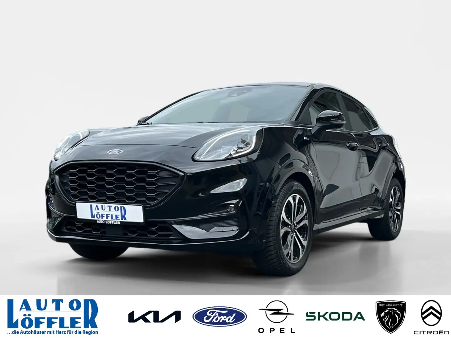 Ford Puma ST-Line 1.0 MHEV SHZ LHZ DAB BT Klima Navi Schwarz - 1