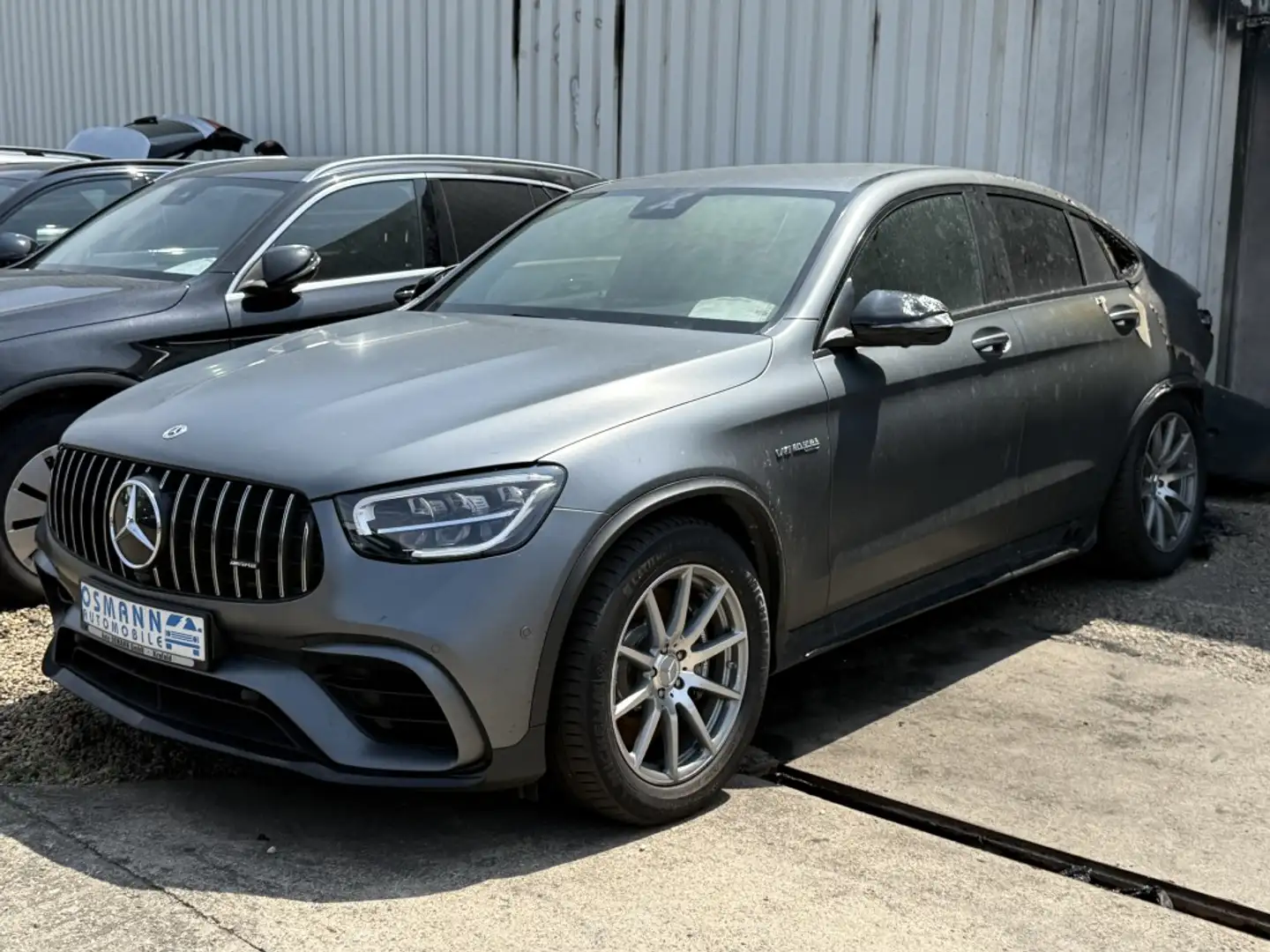 Mercedes-Benz GLC 63 AMG Coupé 4M+ Speedshift - BRANDSCHADEN ! Gri - 1