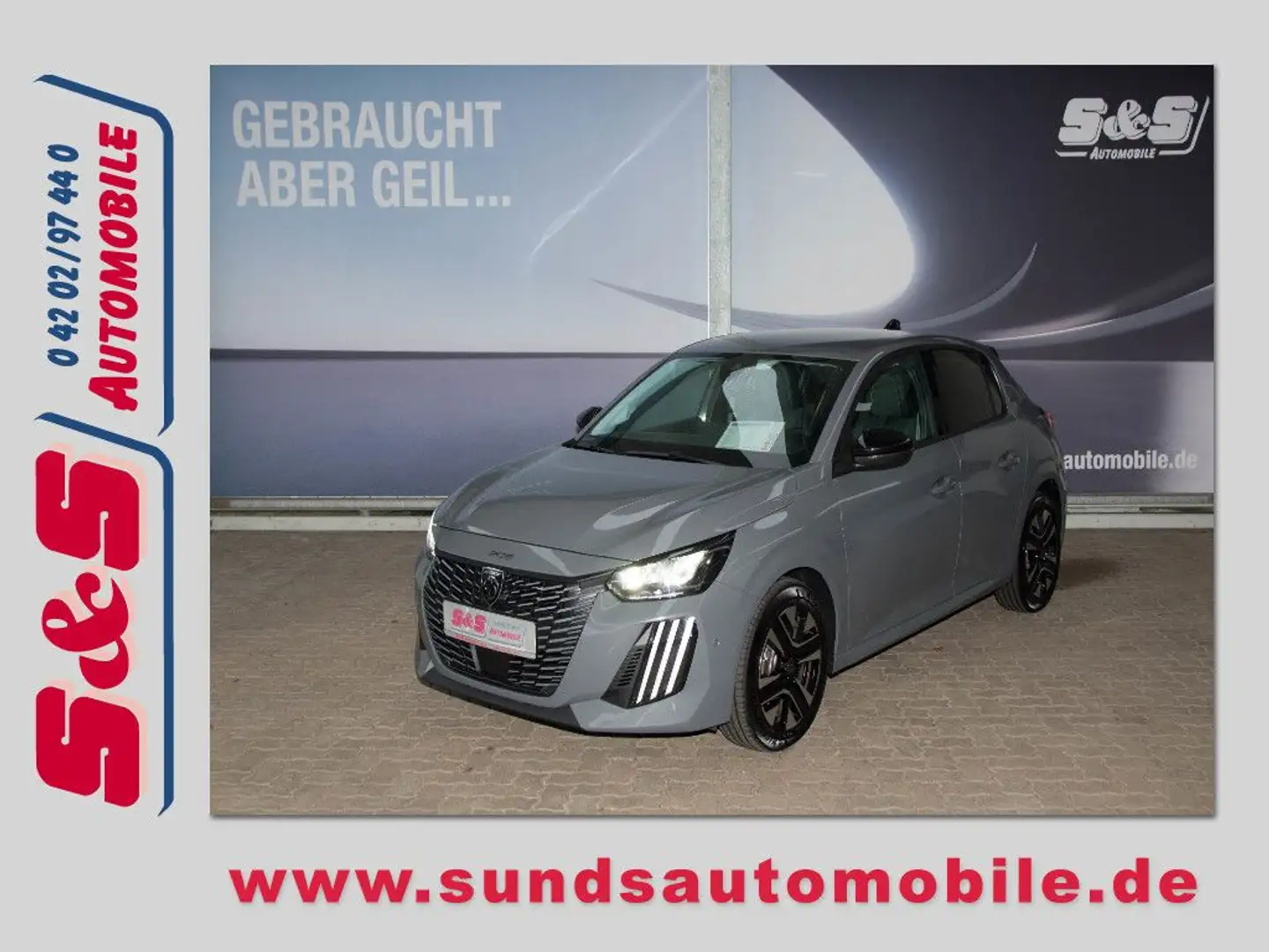 Peugeot 208 1.2 PureTech 100 Allure TEMPOMAT/LED/KAMERA Grau - 1