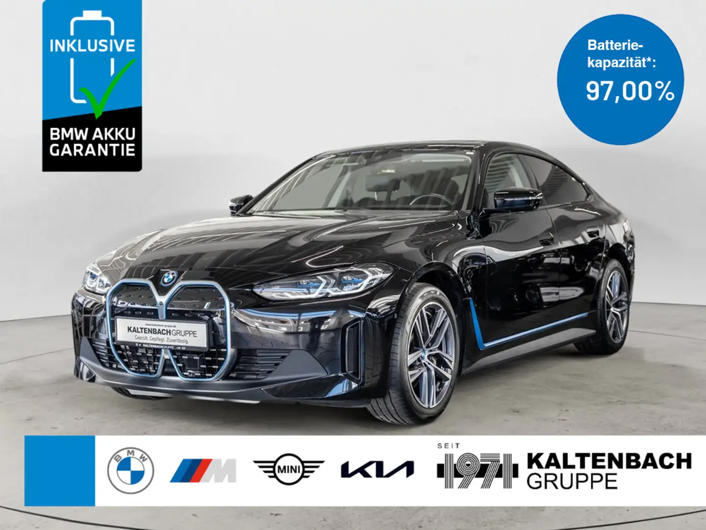 BMW i4 eDrive 40 Gran Coupe 360° LASER LED NAVI Schwarz - 1