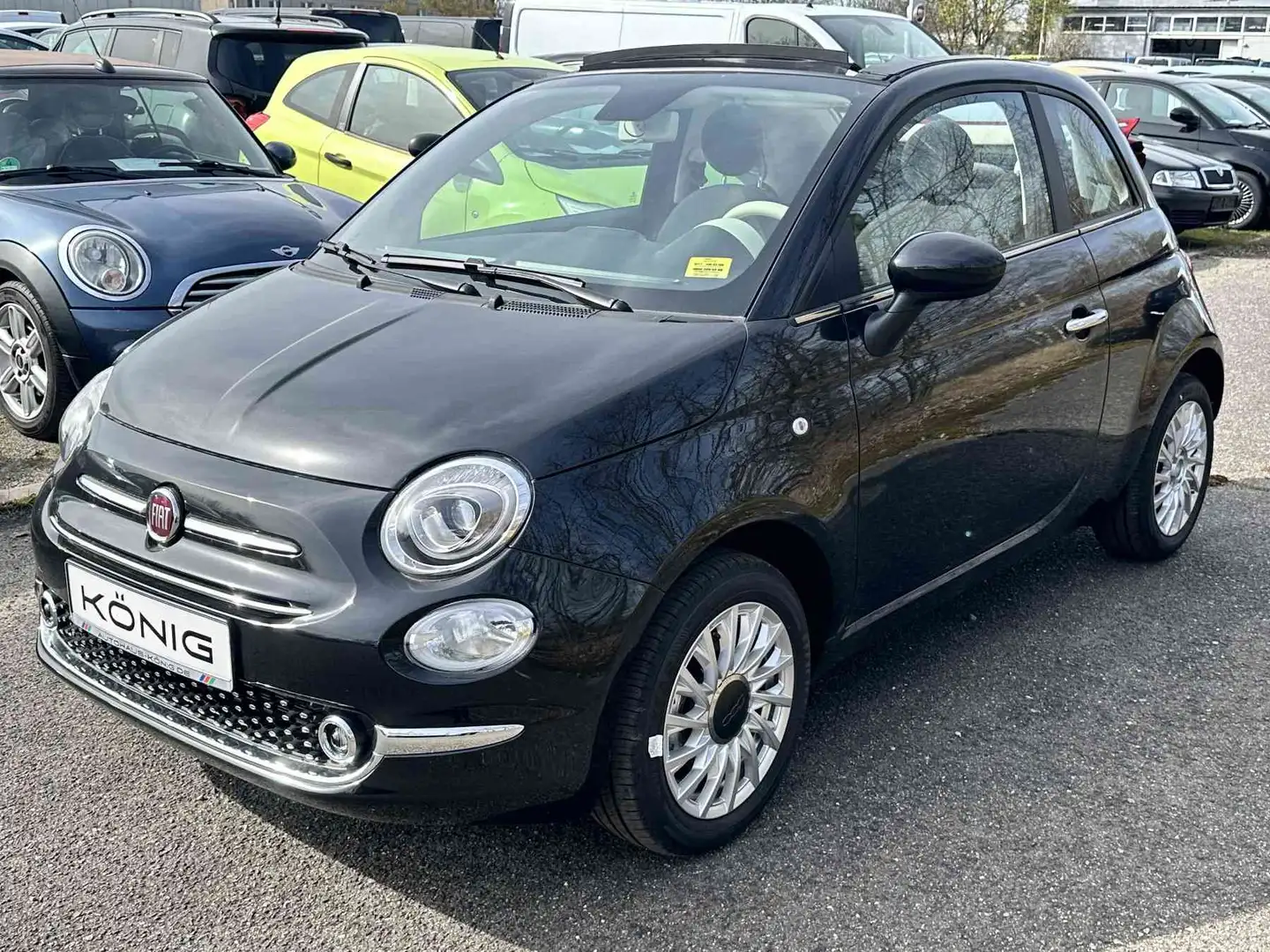 Fiat 500C Cabrio MY23 1.0 Dolcevita Navi PDC Klima Nero - 1