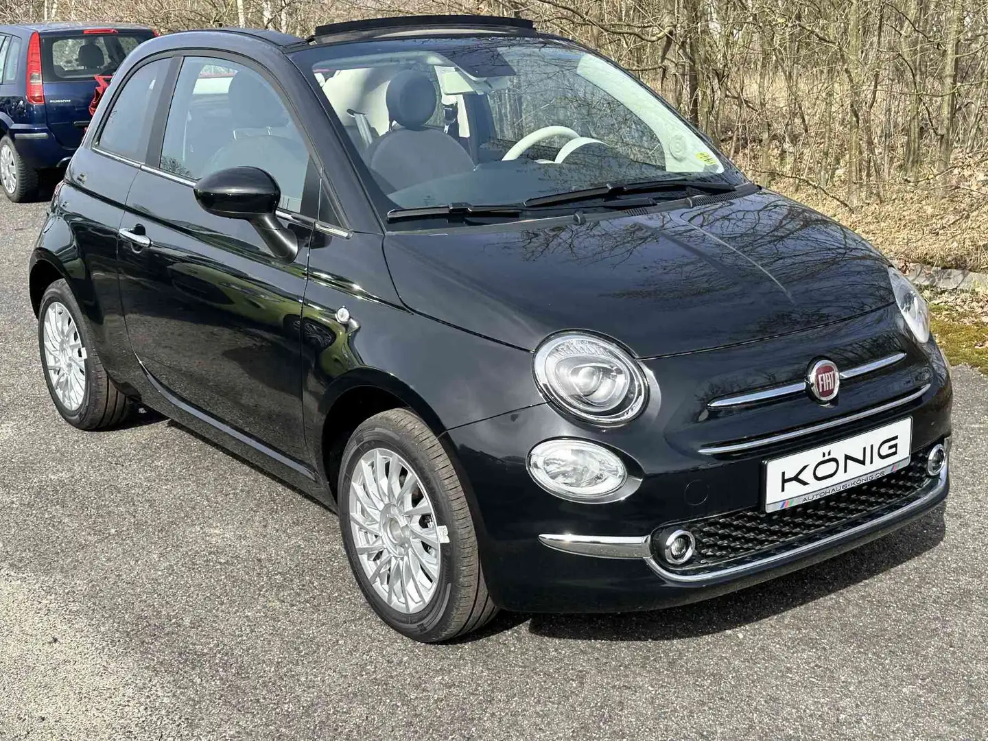 Fiat 500C Cabrio MY23 1.0 Dolcevita Navi PDC Klima Schwarz - 2