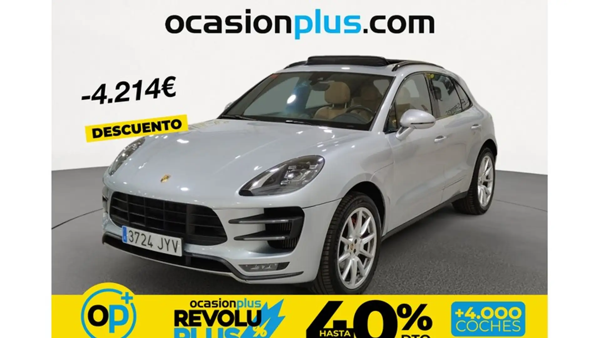 Porsche Macan Turbo Aut. Plateado - 1
