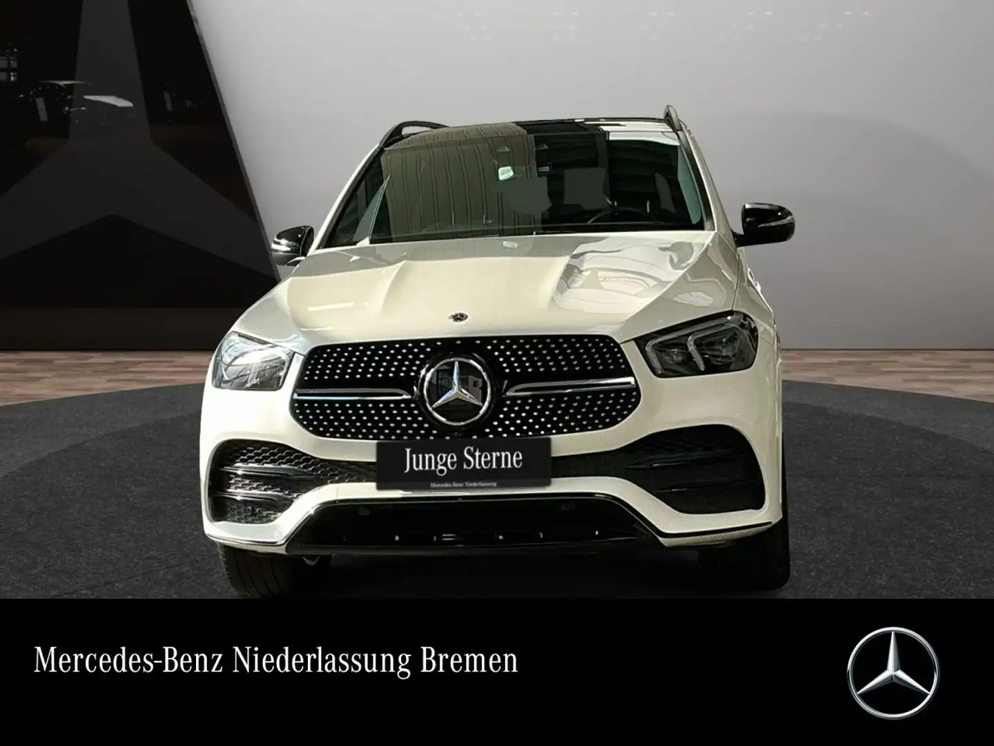 Mercedes-Benz GLE 350 e 4M AMG+NIGHT+PANO+360+MULTIBEAM+FAHRASS Weiß - 1