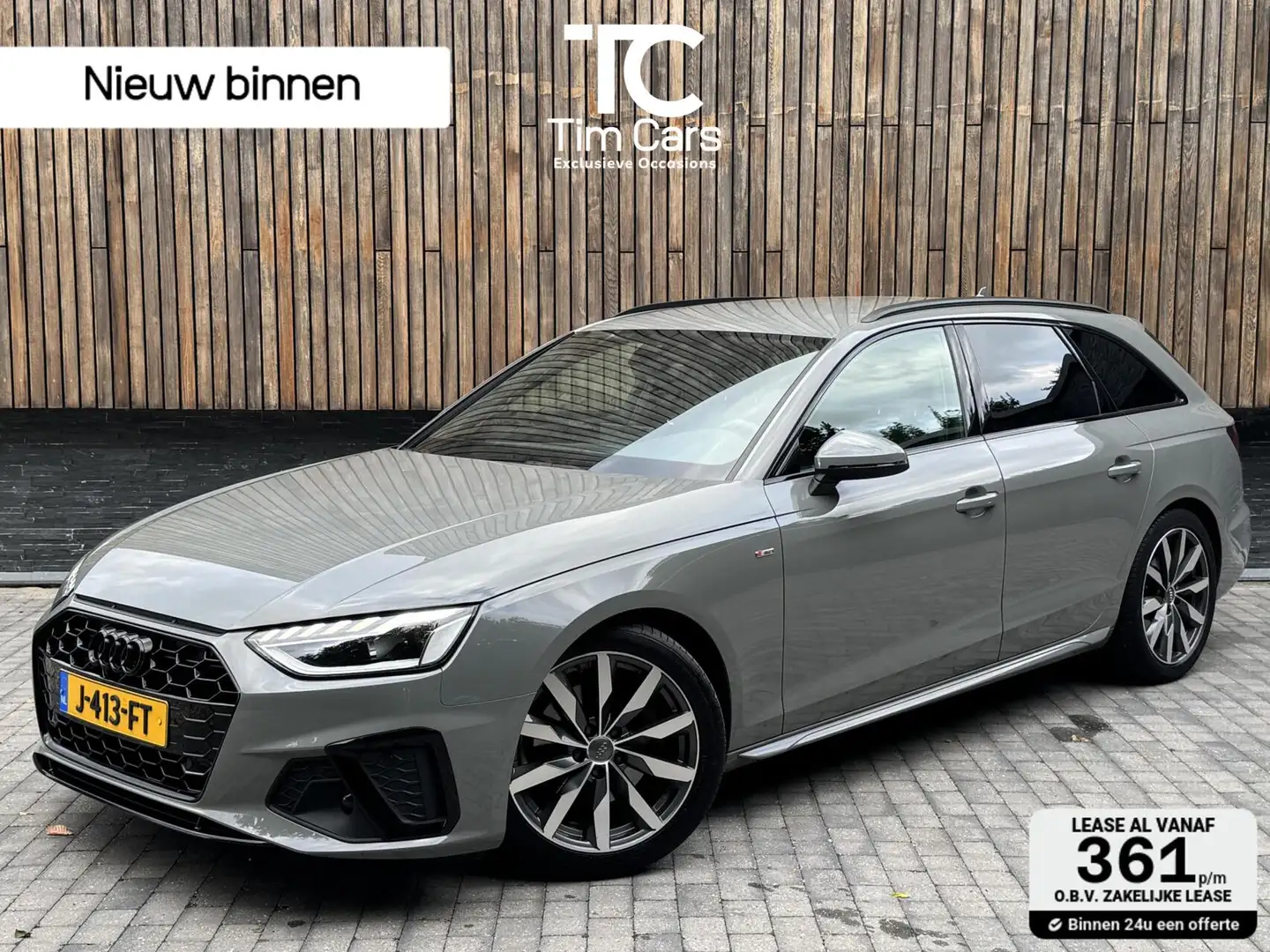 Audi A4 Avant 35 TFSI S-line Automaat | Quantumgrijs | LED Grau - 1