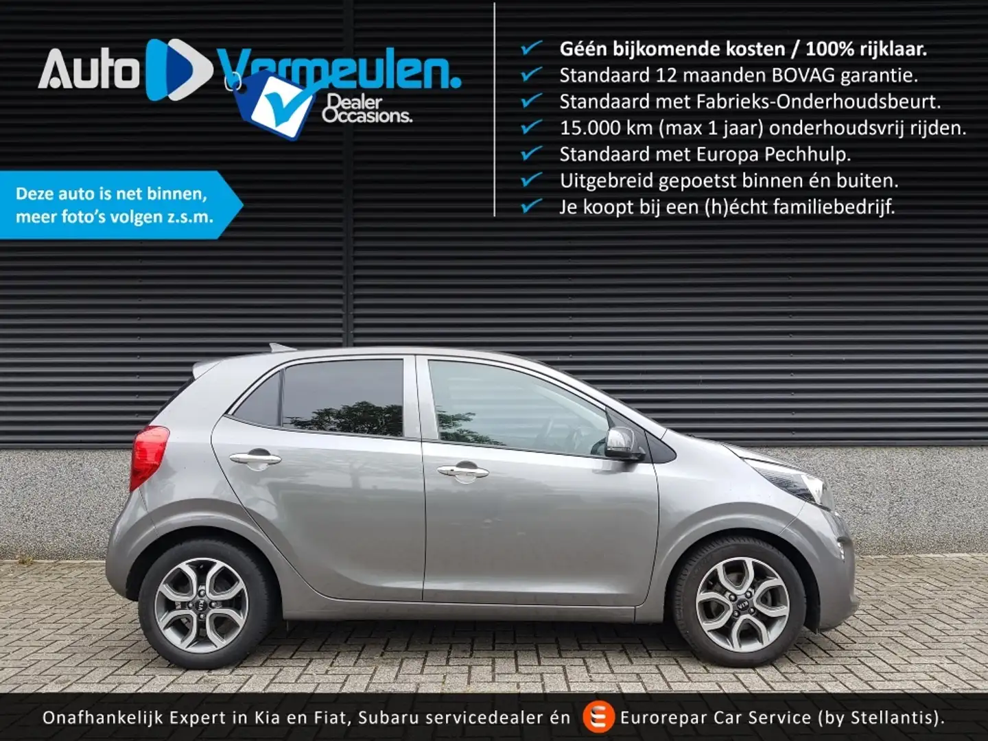 Kia Picanto Automaat DynamicPlusLine Gris - 1
