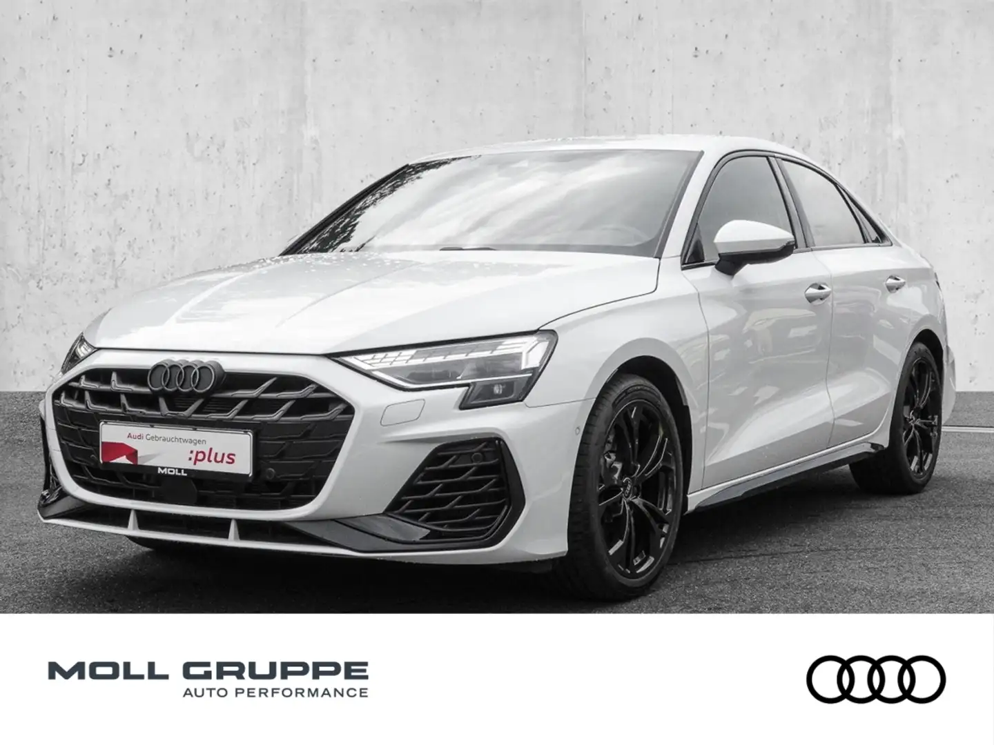 Audi S3 Limousine TFSI quattro S tronic NAVI LEDER Blanc - 1
