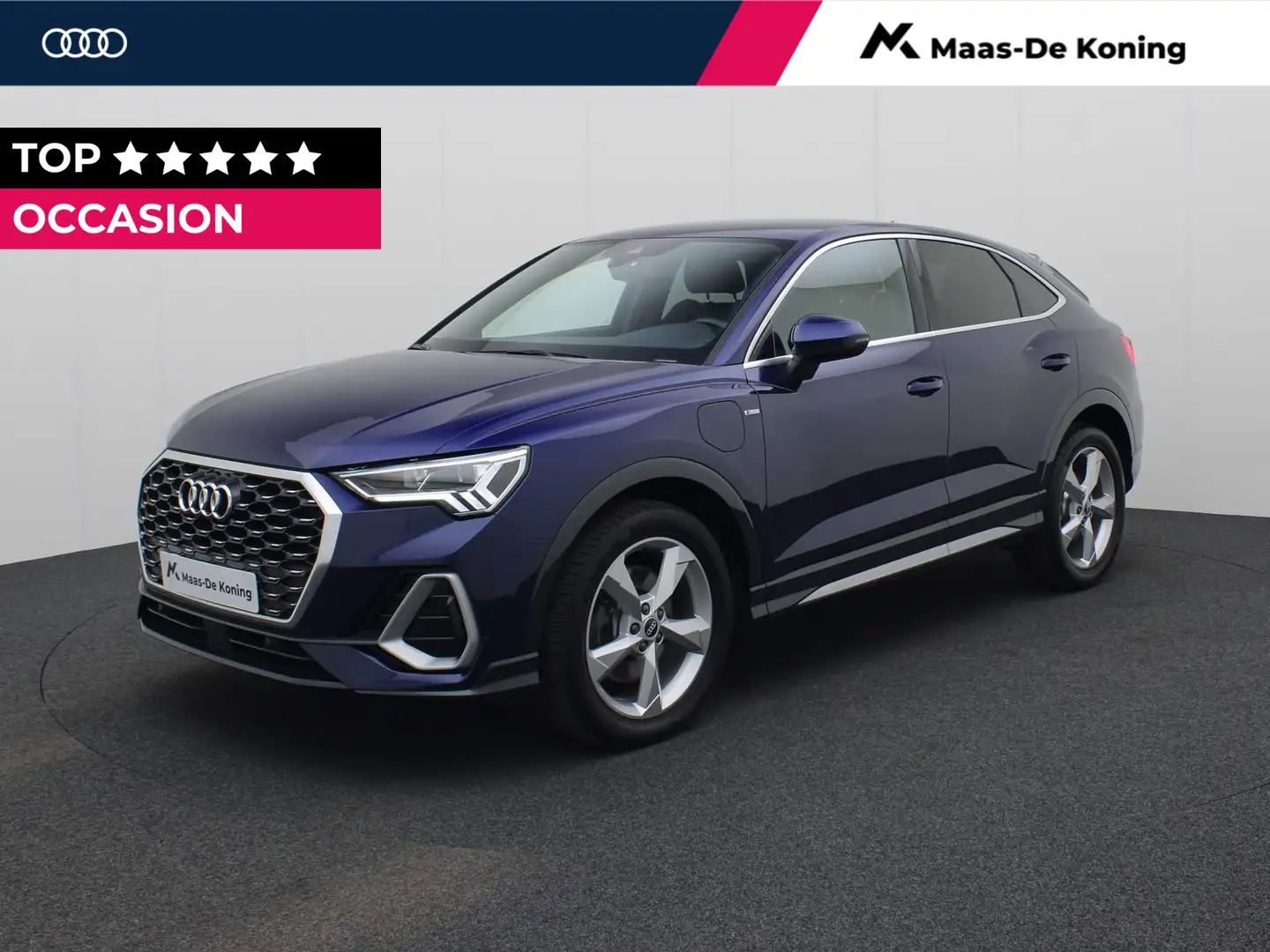 Audi Q3 Sportback 45 TFSIe 180kW/245PK S line · Apple Car Blauw - 1