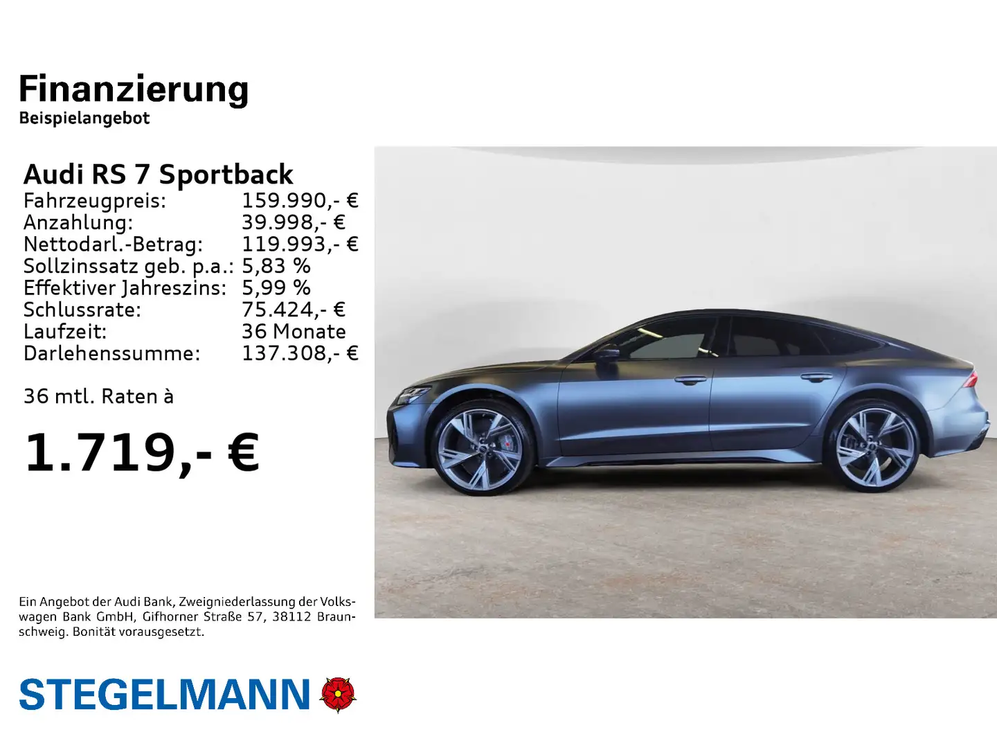 Audi RS7 tiptronic ABT POWER S 720 PS Gris - 2