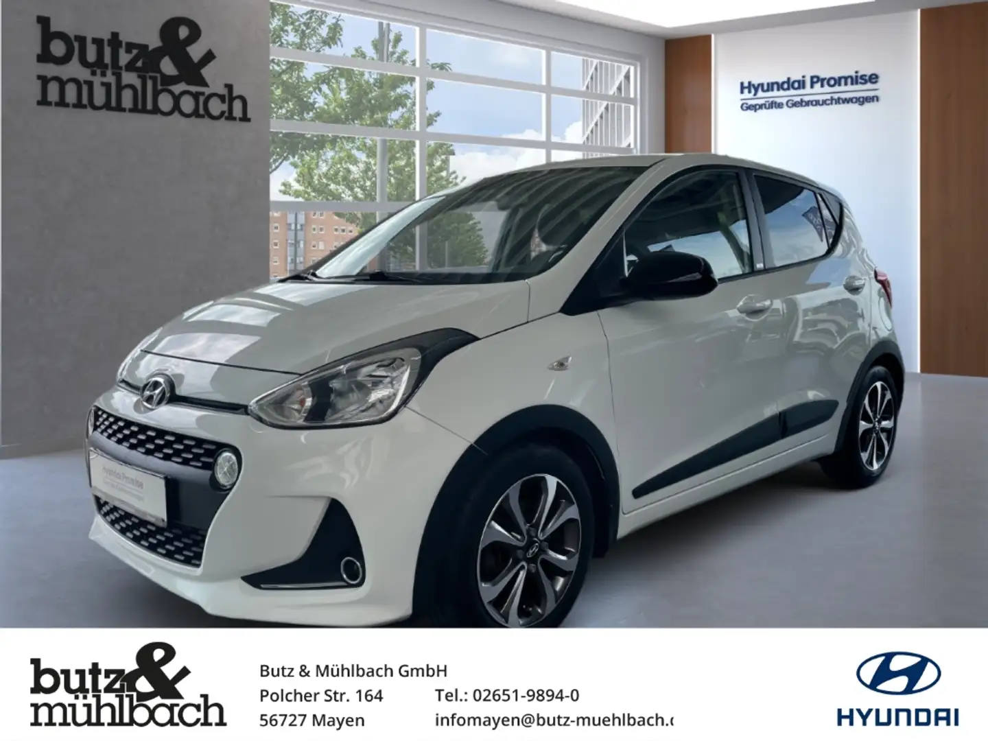 Hyundai i10 YES! Plus 1.2 EU6d-T Білий - 1
