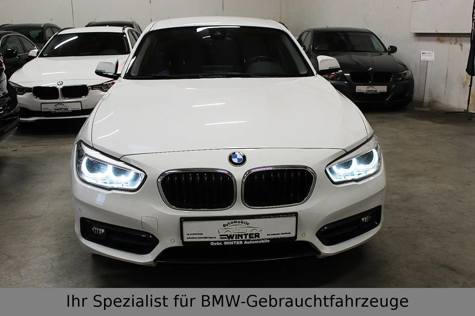 BMW 125 i Sport Line*LED*Navi*MFL*Scheckheft*2.Hand Weiß - 2