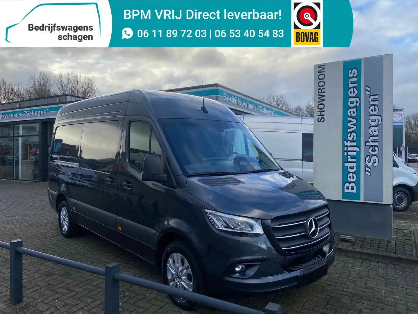 Mercedes-Benz Sprinter 319 CDI L2H2 2x Schuifdeur | Facelift | 3.5T AHW m Grigio - 1