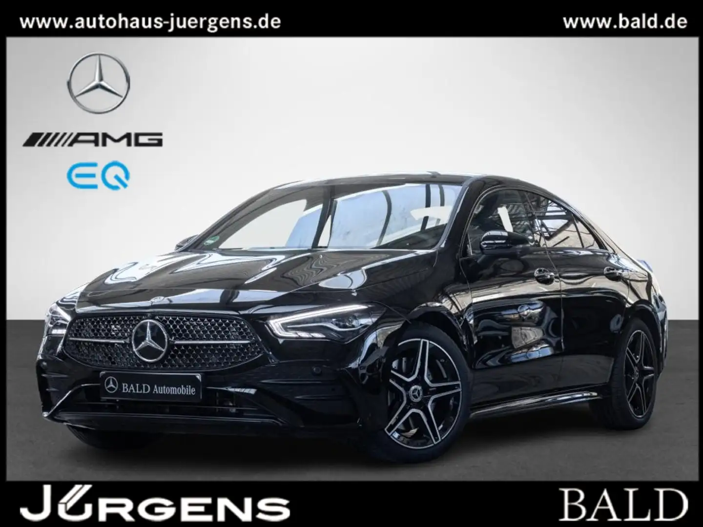 Mercedes-Benz CLA 200 Coupé +AMG+MBUX+LED+Wide+Pano+Navi+Night Schwarz - 1